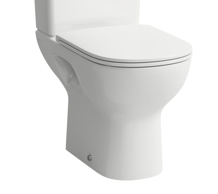 Laufen WC misa Lua, bez okrajov, biela LCC H8240864000001