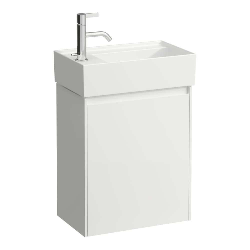 Laufen Lani Umyvadlová skříňka 45 cm, závěsy vlevo, bílá lesk H4039011122611