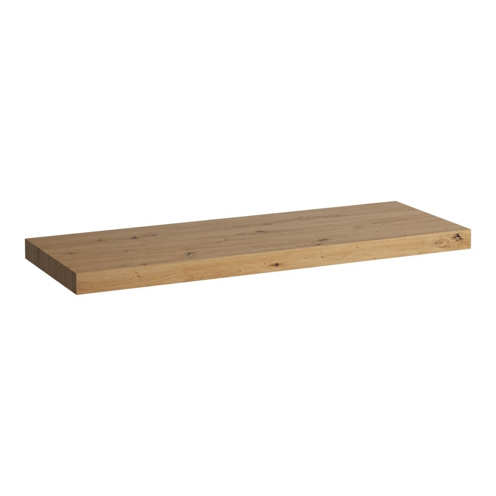 Laufen Lani Umývadlová doska 140 cm, bez výrezu, vrátane 2 nástenných konzol, divoký dub H4046801122671