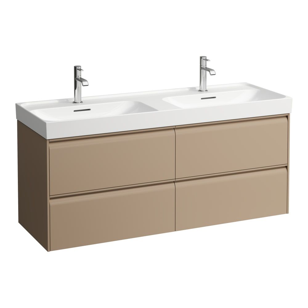 Laufen Meda Umývadlová skrinka 128 cm, Cappuccino H4216440114651