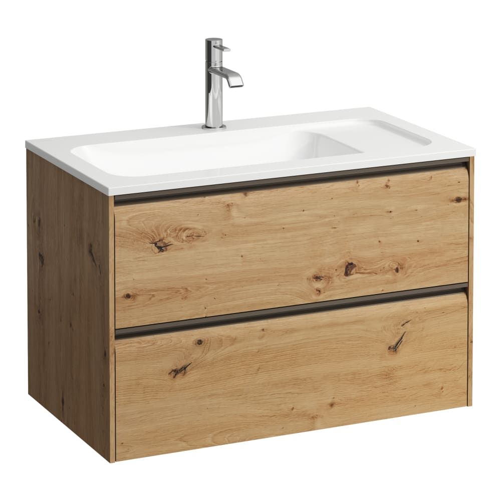 Laufen Skrinka s umývadlom Meda 77 cm, divoký dub H4216820112671