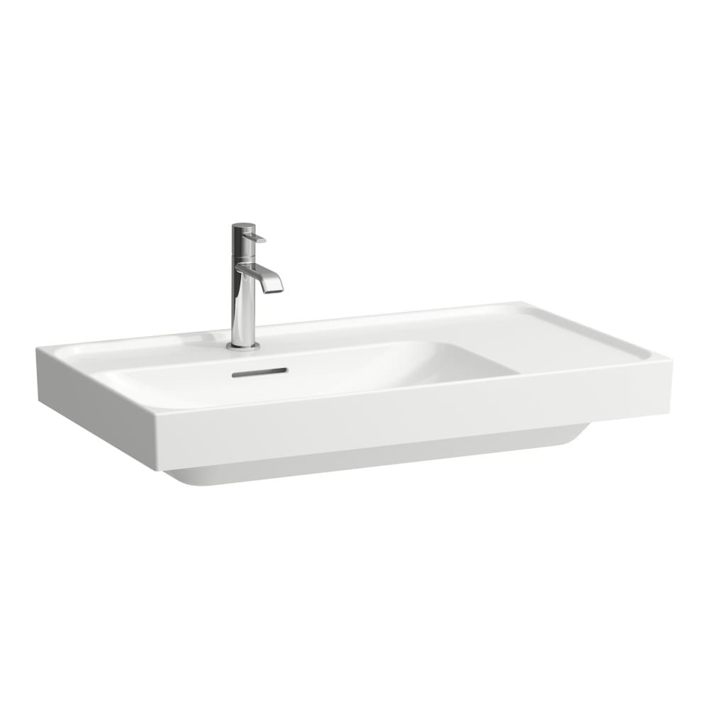 Laufen Meda Umývadlo 80 cm s úložným priestorom, pravé, biele H8171160001041