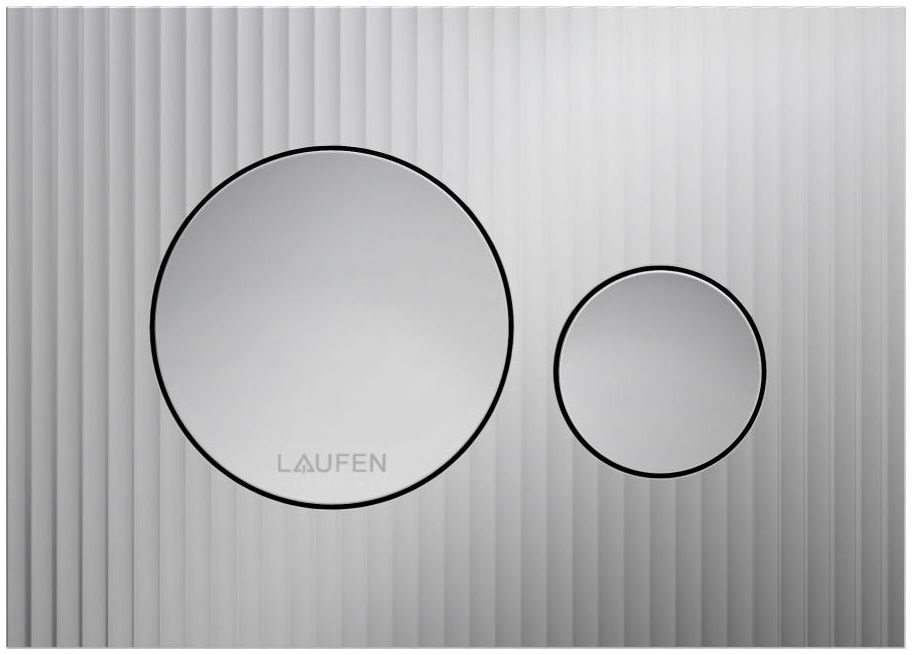 Laufen Ineo Moondance Ovládacie tlačidlo s prúžkom, matný chróm H9001160070001