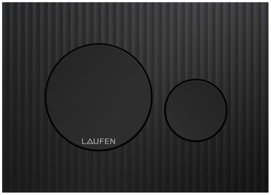Laufen Ineo Moondance Control gombík s prúžkami, matná čierna H9001167160001