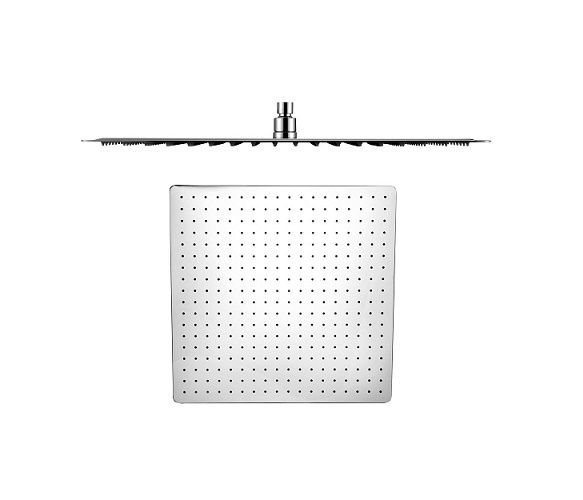 Sapho Slim sprchová hlavica, štvorcová 500x500 mm, leštená nehrdzavejúca oceľ MS565