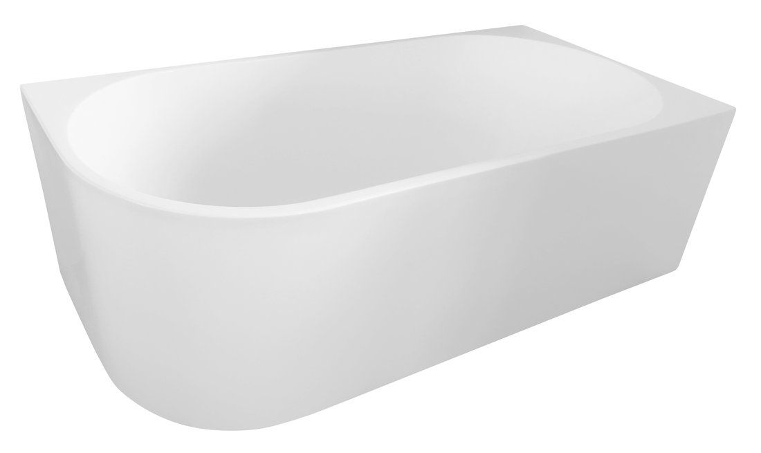 Aqualine Tibera Vaňa 170x80 cm, biela, nástenná, pravá E1015