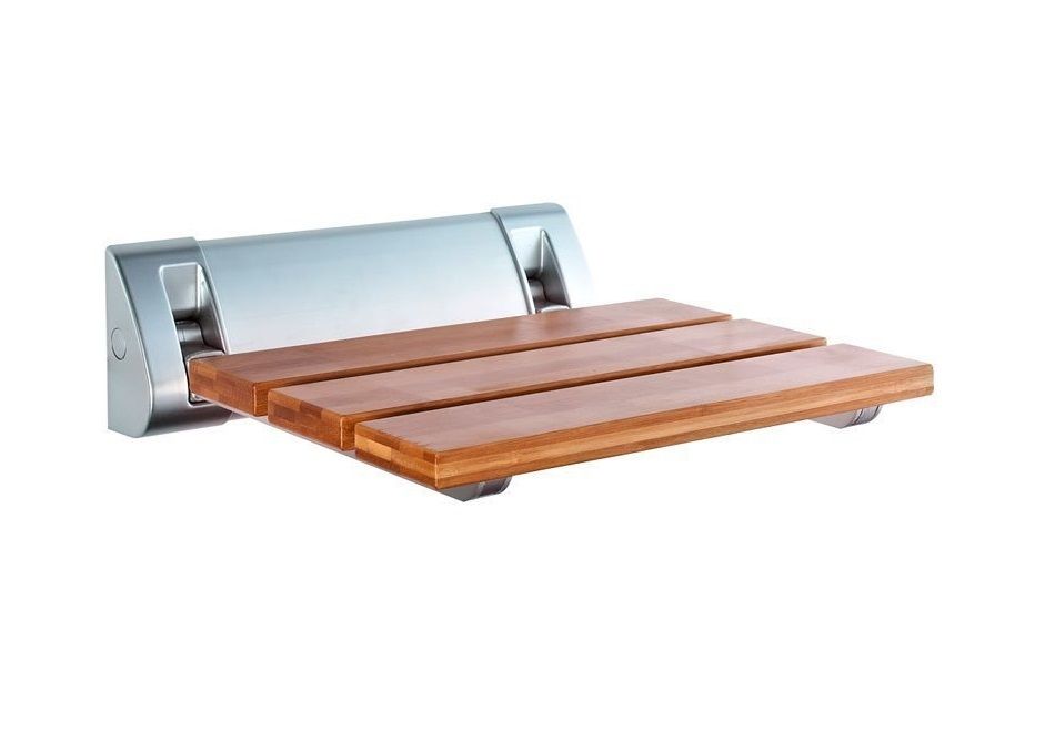Aqualine Sprchové sedadlo, skladacie, bambus AE236