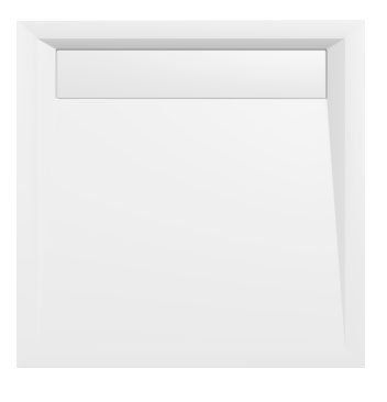 Polysan Cover Arena Sprchová vanička, 900x900x40 mm, s krytom, biela 71601