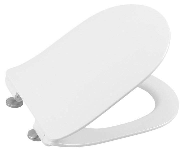 Sapho Edita Záchodová doska SLIM Soft Close, duroplast, biele 1703-458