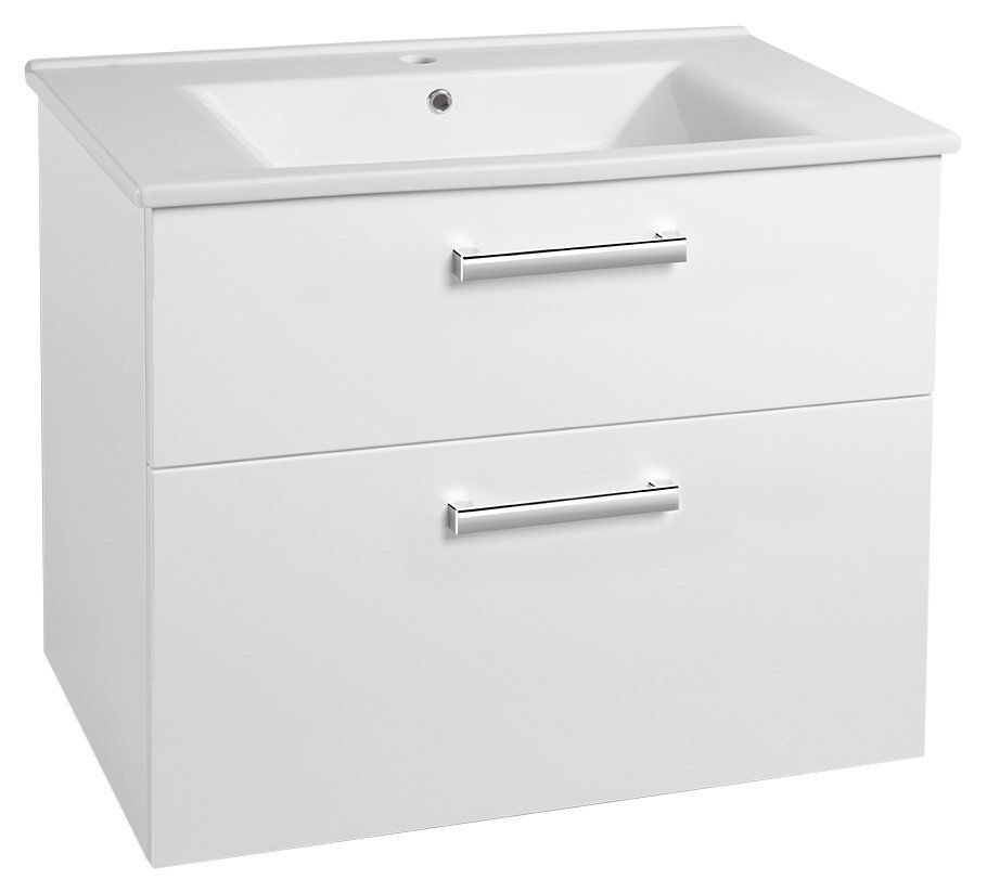Aqualine Vega Umývadlová skrinka 82x68x44,2 cm, biela VG083