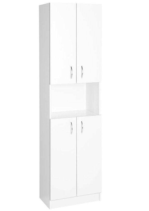 Aqualine Simplex Eco Vysoká skrinka 50 x 180 cm, biela matná SIME520