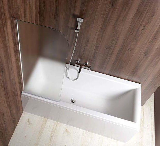 Aqualine Vilma Vaňová zástena, 60 cm, ľavá, matné sklo/chróm AQ6018L