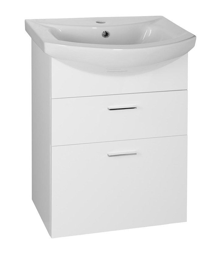 Aqualine Zoja Umývadlová skrinka 50,5x74x30 cm, biela 51051A