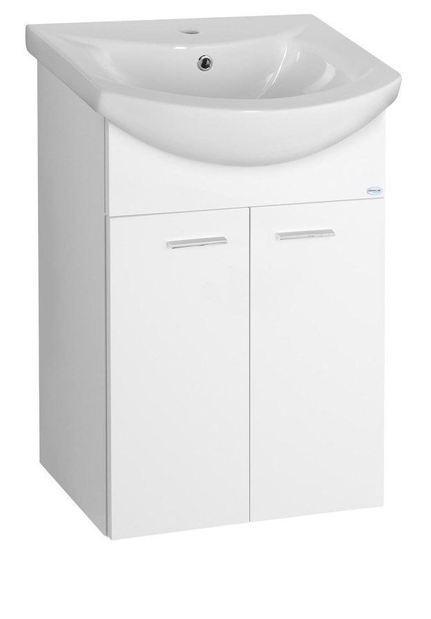 Aqualine Zoja Umývadlová skrinka 50,5x74x30 cm, biela 51055A