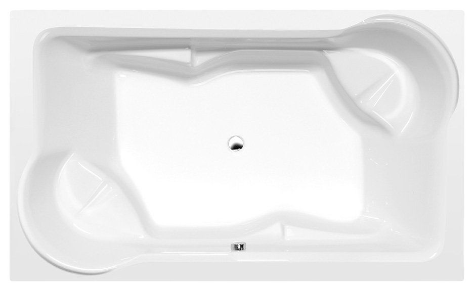 Polysan Duo Obdĺžniková vaňa 200x120 cm, biela 16111