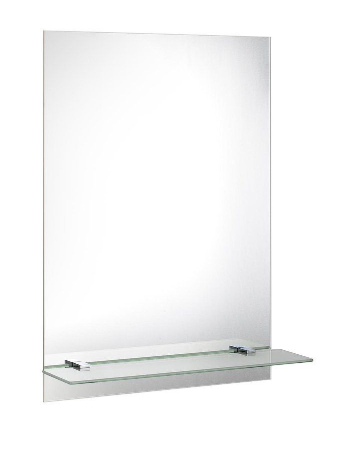 Zrkadlo Aqualine 50x70 cm s otvormi na poličku 22429