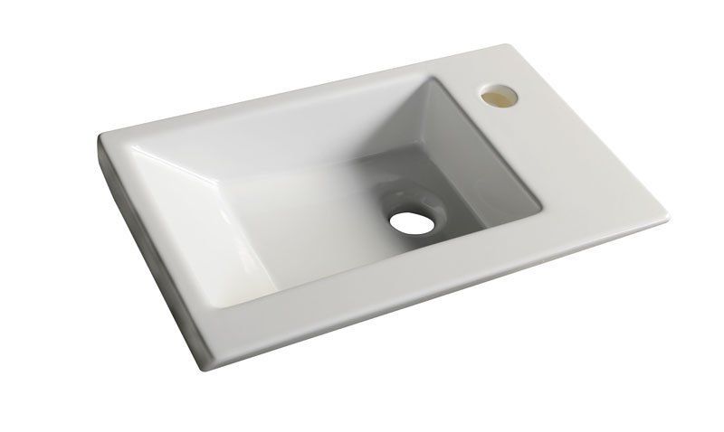 Aqualine Zoran Nábytok umývadlo 45x27,5 cm, biela 4045