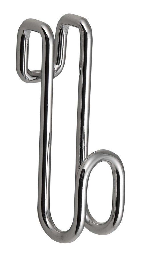 Aqualine Chrom Line Závesný háčik na sprchové zásteny, chróm, 37020