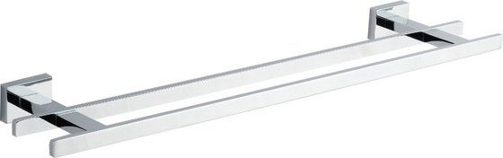 Aqualine Apollo Dvojitý držiak na uteráky 550 mm, chróm 1416-11