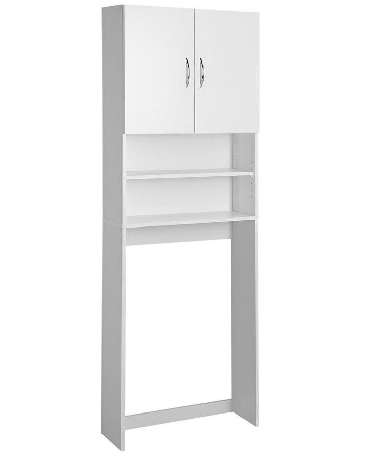 Aqualine Simplex Eco Skriňa na práčku 63 x 190 cm, biela matná SIME715