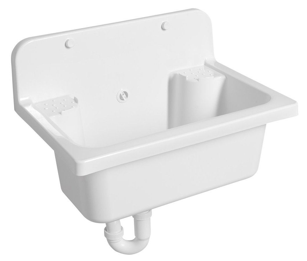 Aqualine Plastová závesná výlevka 55 x 37 cm, biela, PI5052