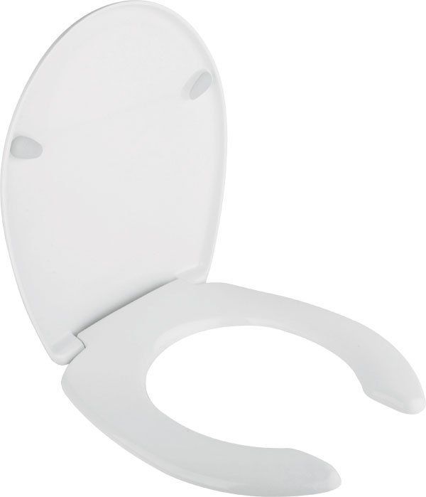 Záchodová doska Sapho pre telesne postihnutých, biele 1010