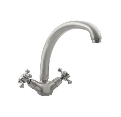Reitano Rubinetteria Antea Jednopáková umývadlová batéria, výška 265 mm, nikel 3118