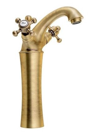 Reitano Rubinetteria Antea Vysoká umývadlová batéria s výtokom, výška 245 mm, bronz 3176L
