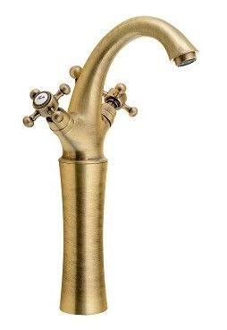 Reitano Rubinetteria Antea Vysoká umývadlová batéria s výtokom, výška 300 mm, bronz 3276L