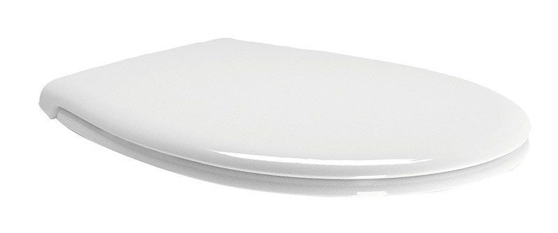 Záchodová doska GSI Classic Soft Close, biele/bronzové MSB87CN11