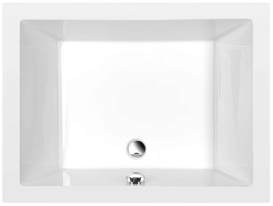 Polysan Deep Hlboká sprchová vanička s konštrukciou 100x75x26 cm, biela 72880