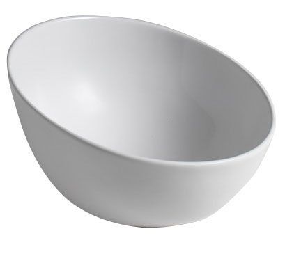 Sapho Dome Obliquo Keramické umývadlo 44,5 cm, biele WH031