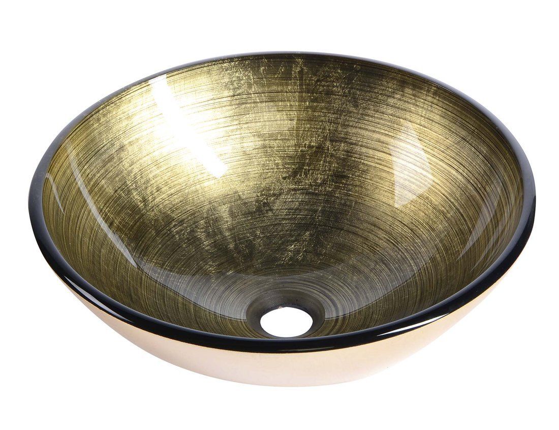 Sapho Beauty Sklenené umývadlo Fianna 42 cm, bronz 2501-21