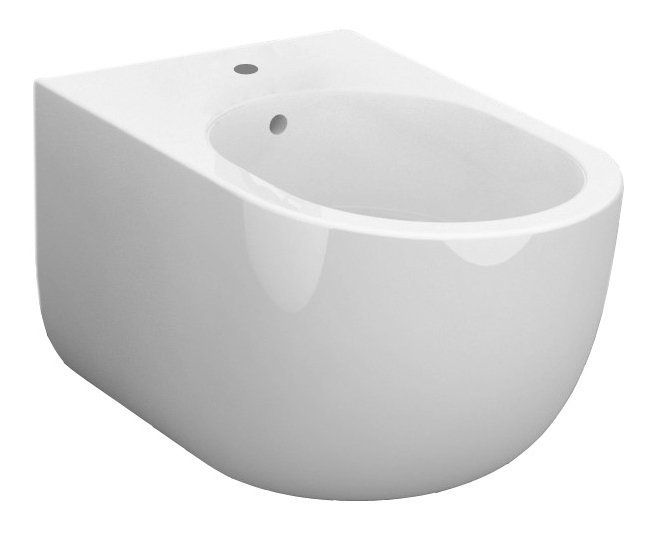 Kerasan Flo Závesný bidet 37x30x54 cm, biely 312301