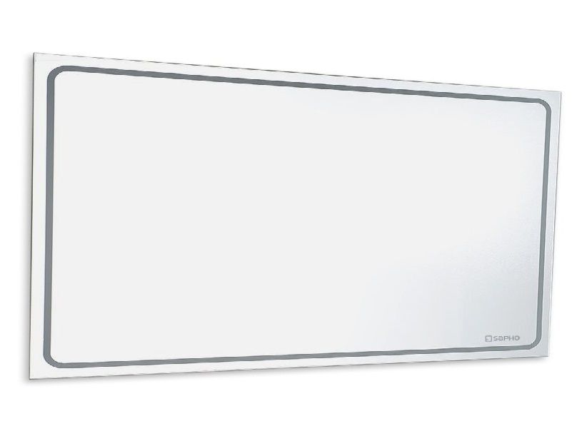 Zrkadlo Sapho Gemini 130x60 cm s osvetleným okrajom LED, GM130