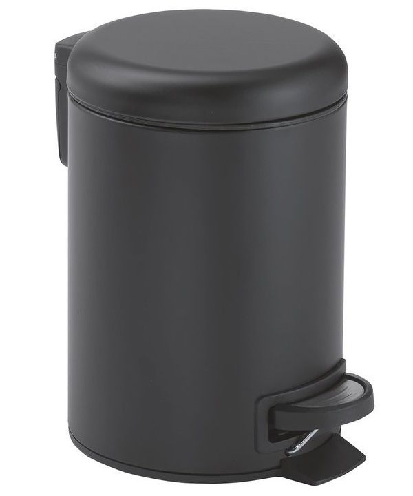 Gedy Potty Odpadkový kôš 5 l SoftClose, matná čierna 330914