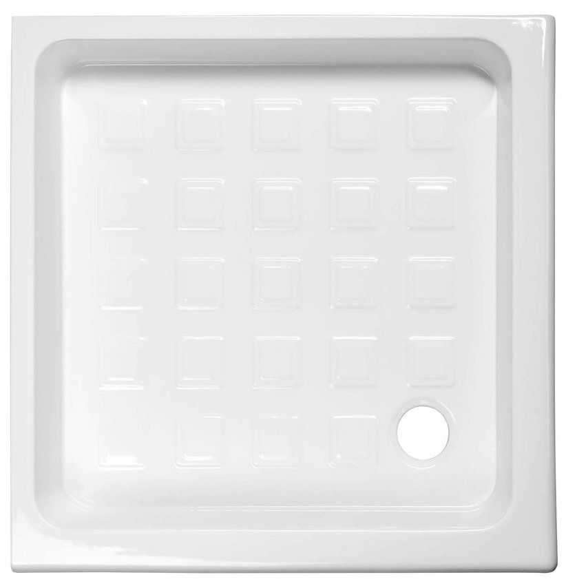 Kerasan Retro Keramická sprchová vanička štvorcová 90x90x20 cm, biela 133801