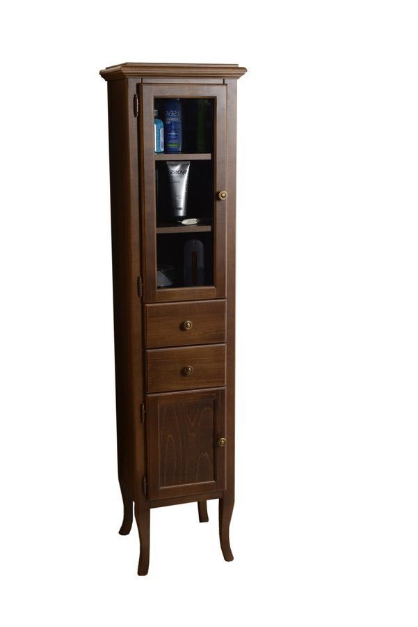Sapho Retro Vysoká skrinka 40x170x36 cm, buk-ľavá 1663