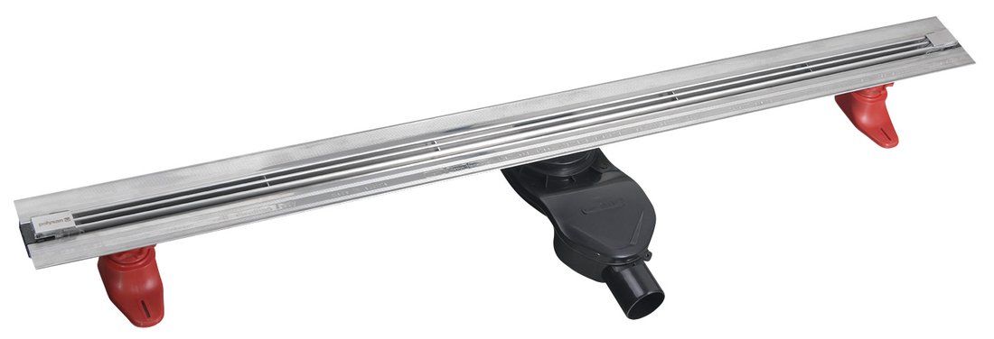 Polysan Slim Spring Nerezový sprchový žľab s roštom 25-120 cm, SV120