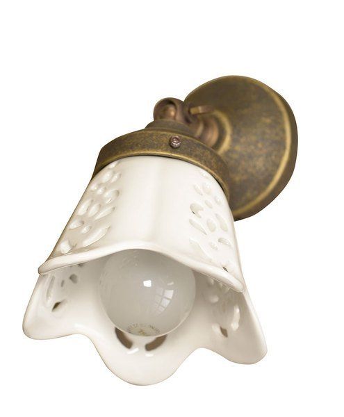 Sapho Sorento MC098 Nástenné osvětlenie E14, 12 cm, keramický tienidlo, bronz