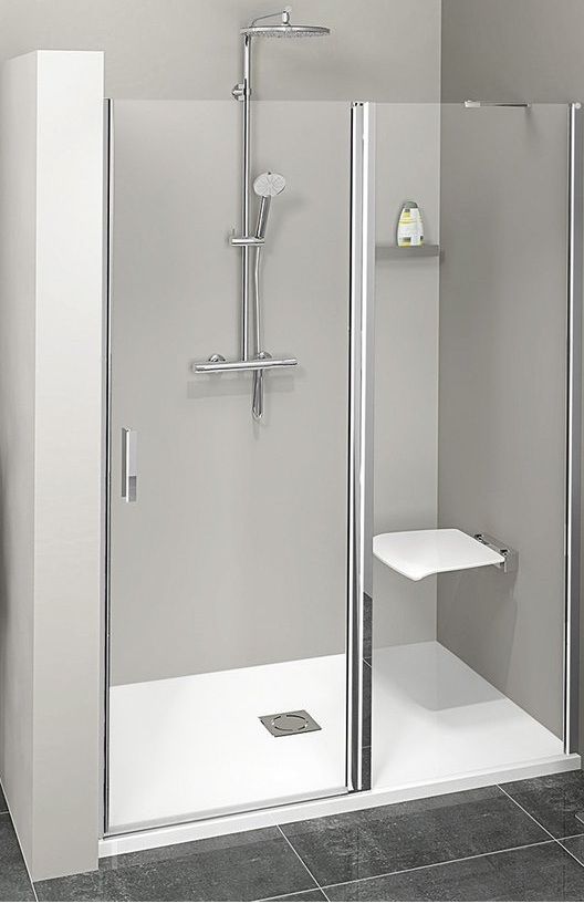 Polysan Zoom Sprchové dvere dvojdielne, 120 cm, chróm, číre sklo ZL1312