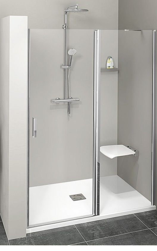 Polysan Zoom Sprchové dvere dvojdielne, 130 cm, chróm, číre sklo ZL1313
