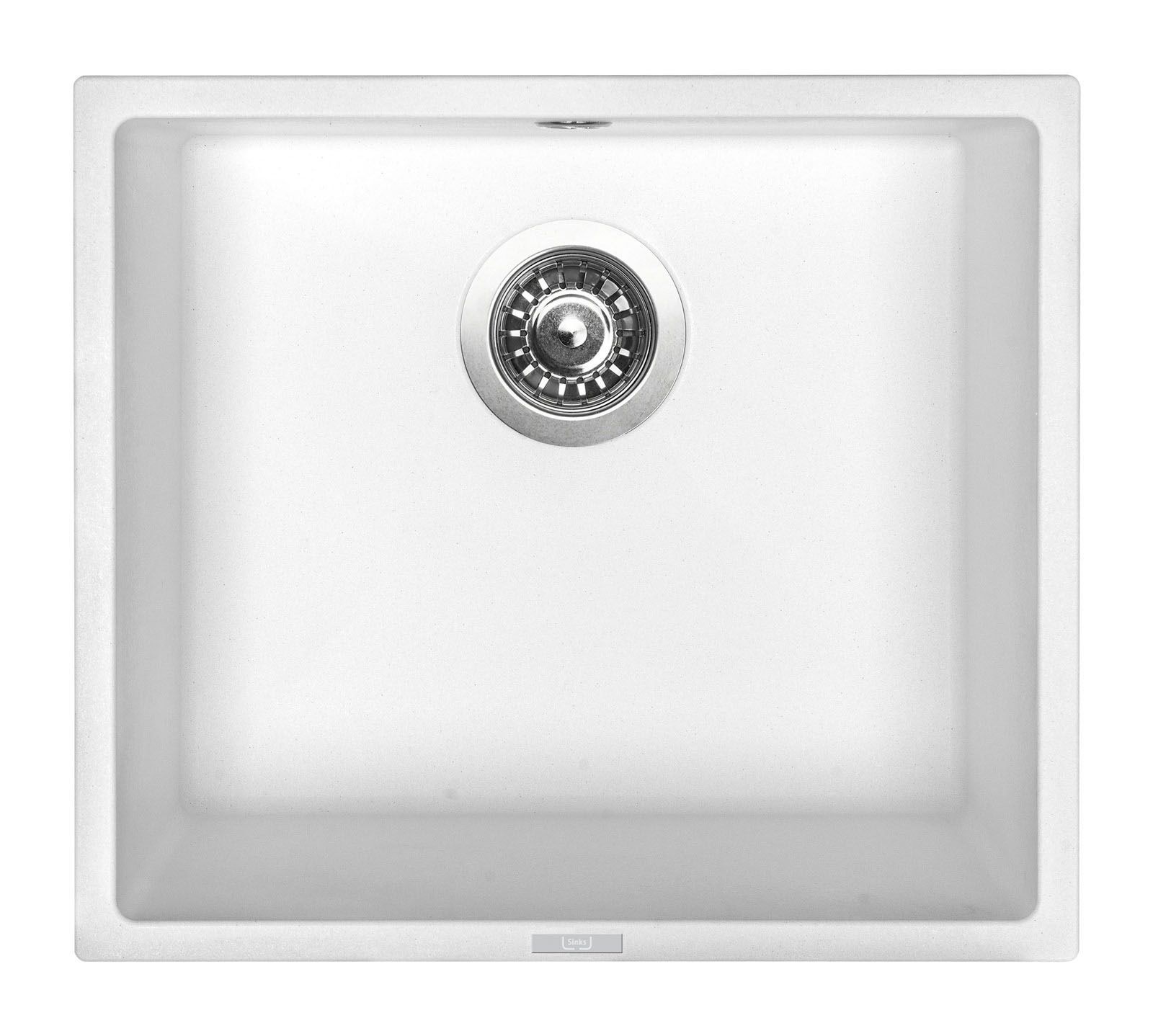 Sinks Frame 457 Granitový drez bez odkvapkávača, 45,7x40,6 cm, mlieko, ACRFR45740628