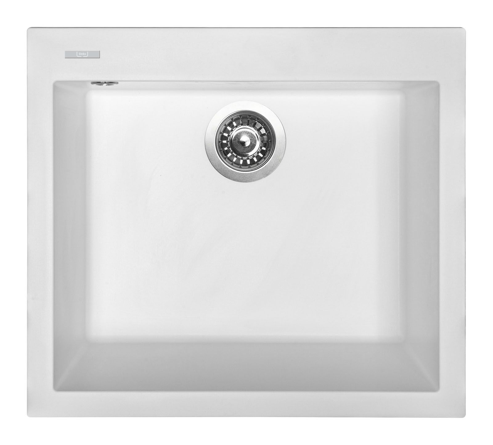 Sinks Cube 560 Granitový drez bez odkvapkávača, 56x50,5 cm, mlieko, TLCU56050028