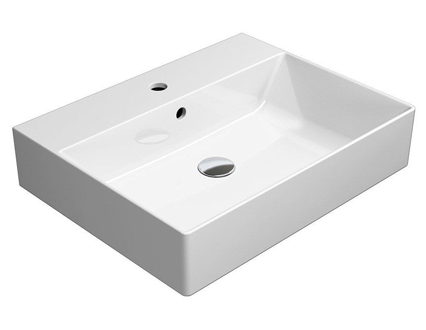 GSI Kube X Keramické umývadlo 60x47 cm, biele ExtraGlaze 9431111
