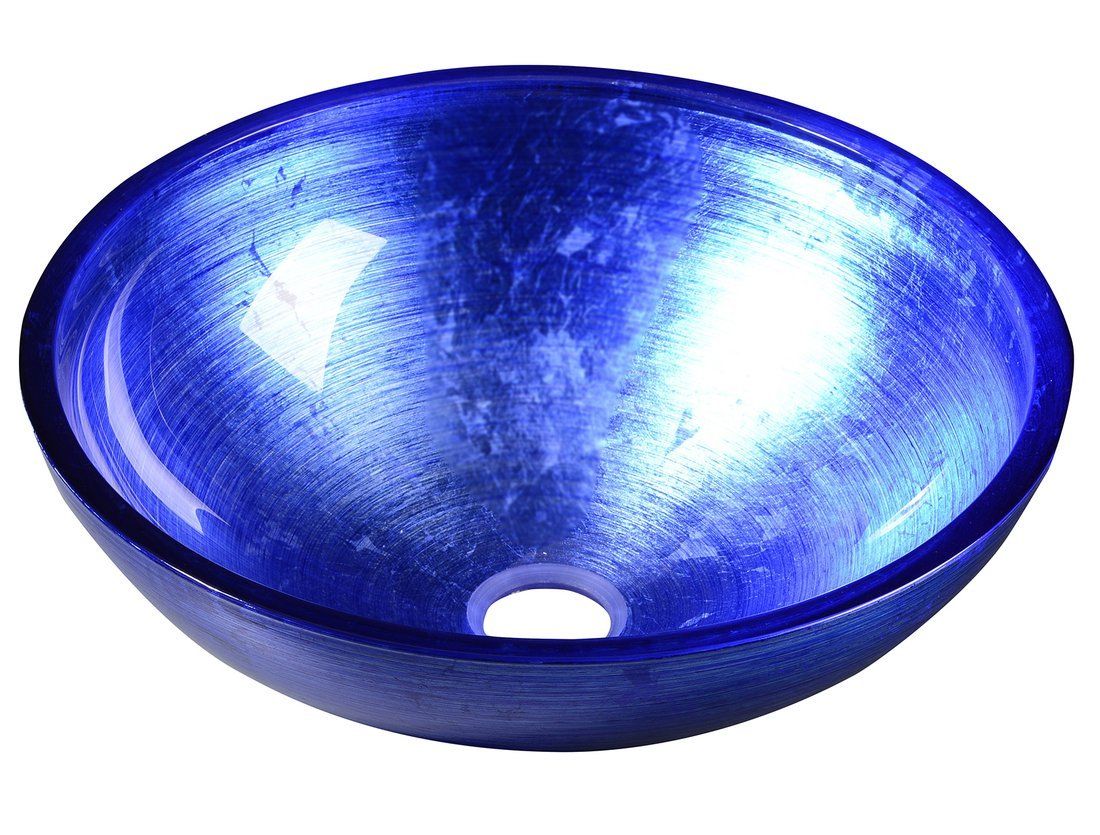 Sapho Murano Blu Sklenené umývadlo 40x14 cm, modré AL5318-65