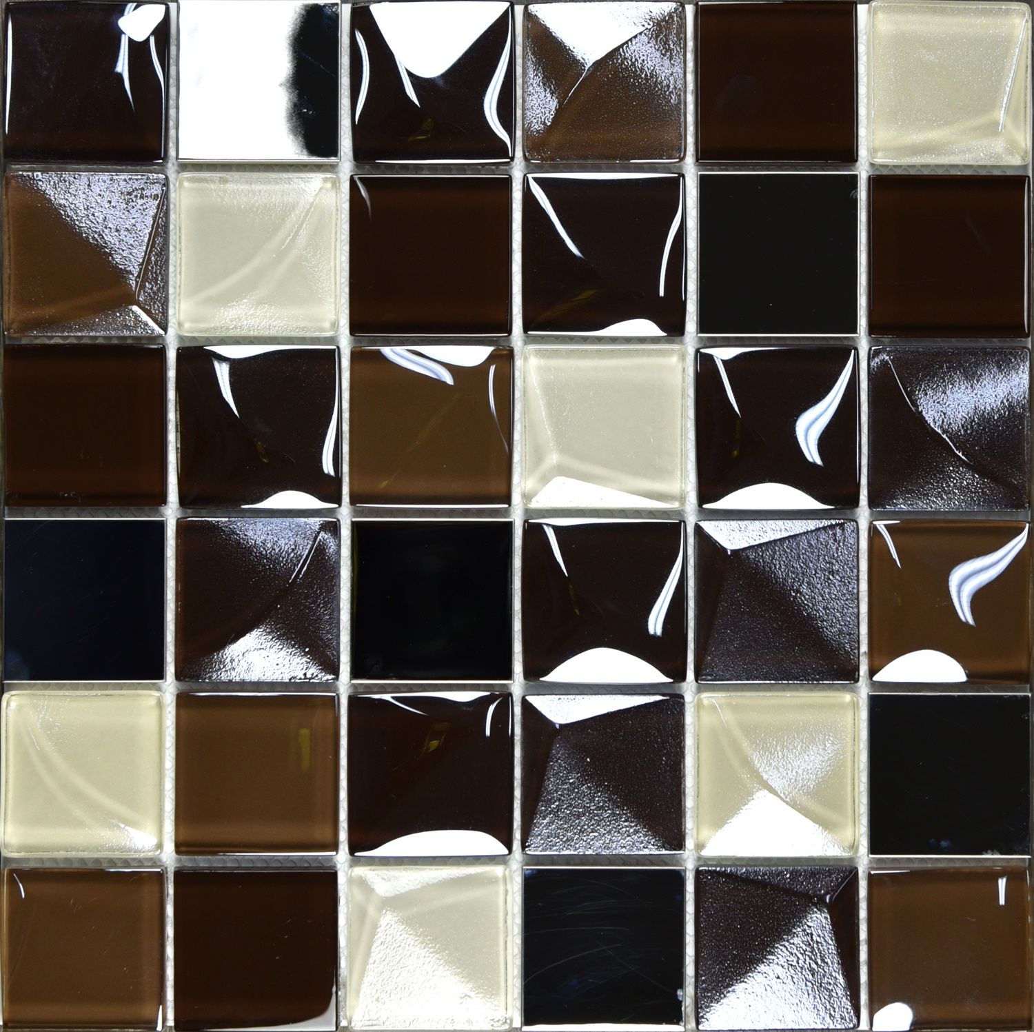 EBS Kubic mozaika 30x30 chocolate