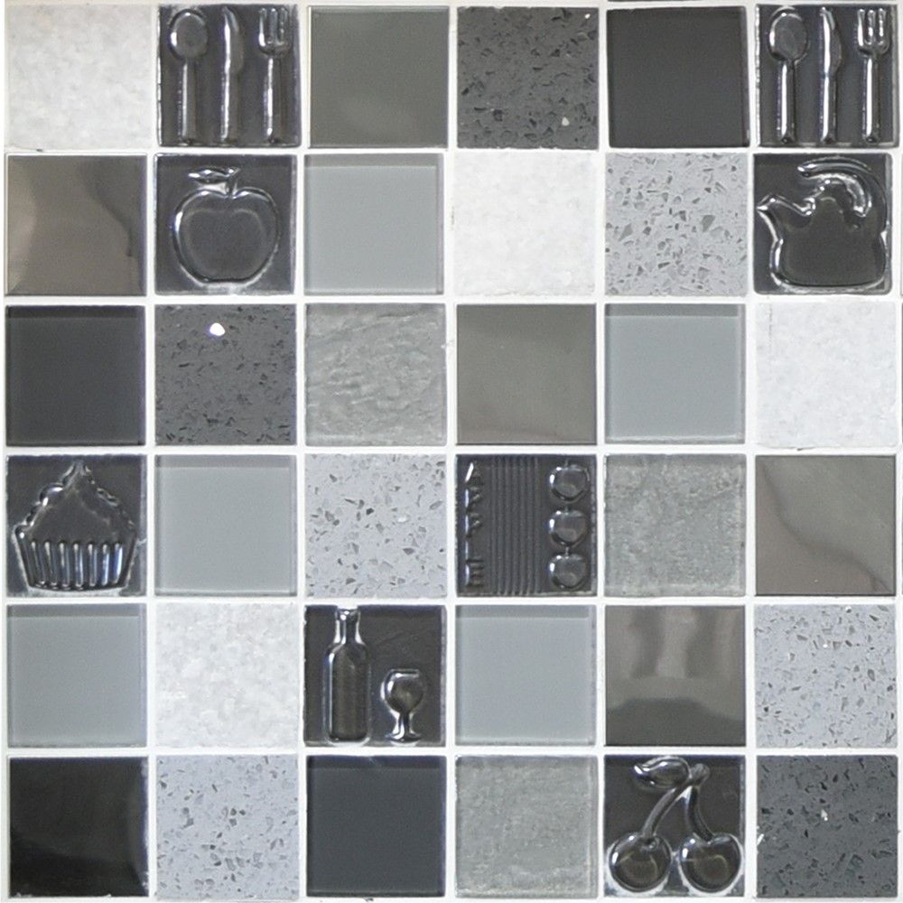 EBS Kitchen mozaika 30x30 gris
