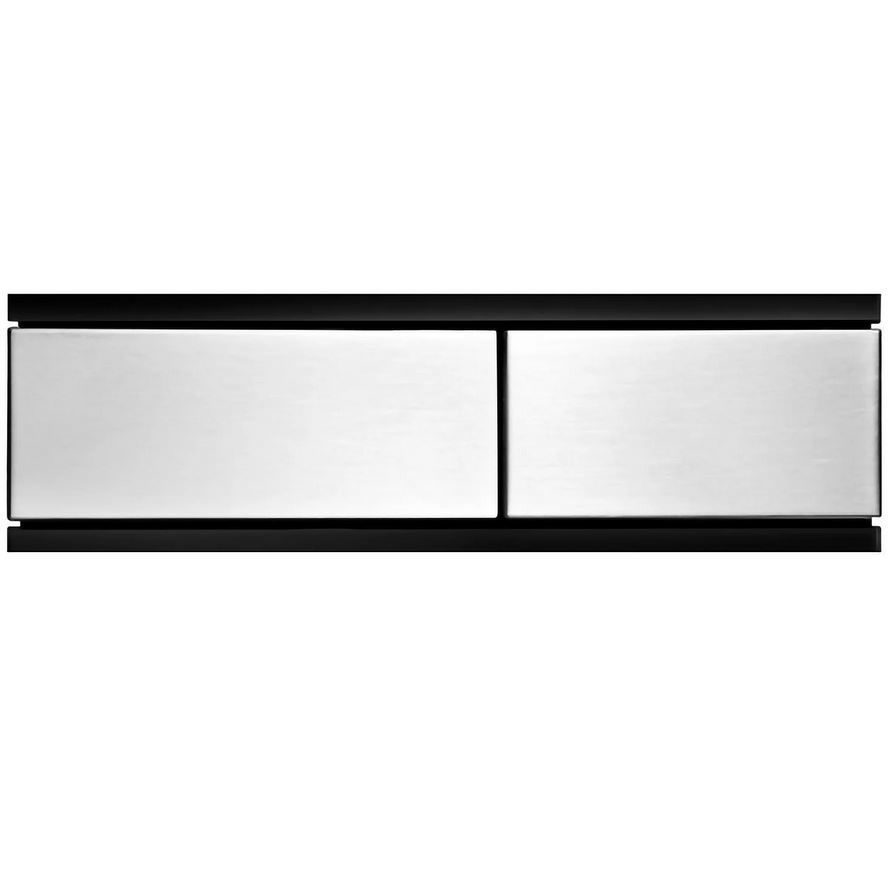 Tece Square Flush Buttons Brushed Stainless Steel 9820559