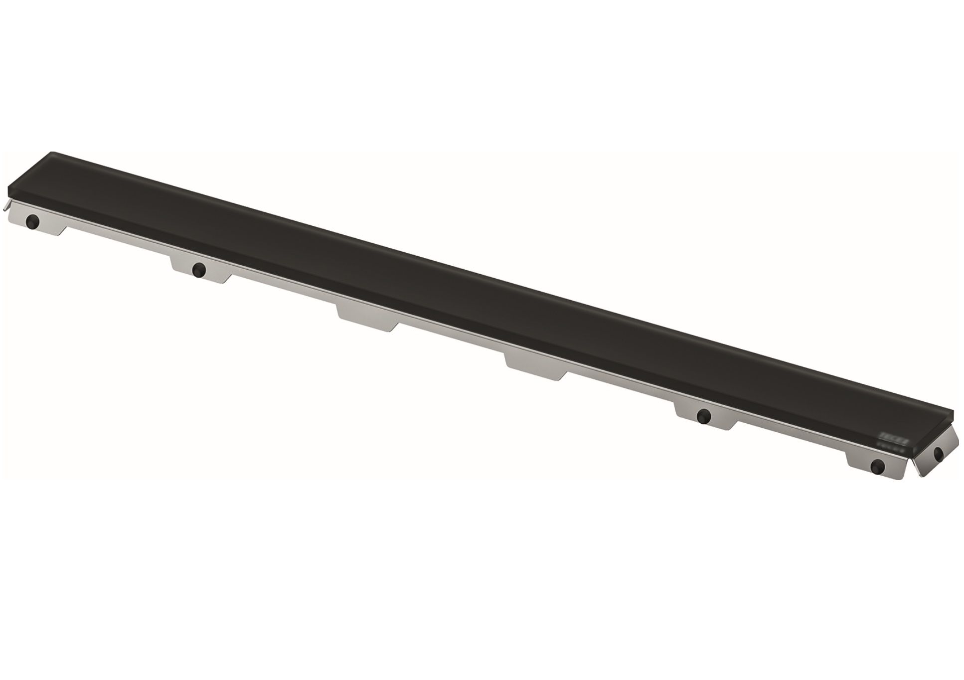 TECE Drainline Sklenený rošt 80 cm, saténovo čierny 600894